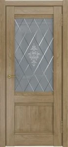 Межкомнатная дверь ЛУ-52 (Дуб натуральный, до, 900x2000)