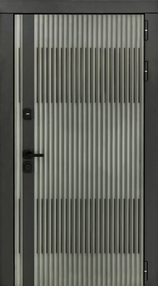 Входная дверь ДвериПРО Elfy ФЛ-790 Velutto Grigio DPRO200418 внешняя сторона