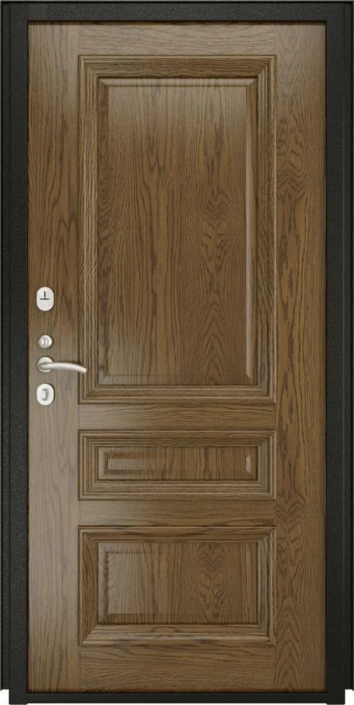 Входная дверь ДвериПРО Elfy Фараон-2 (16мм, светлый мореный дуб) DPRO197051 внутренняя сторона