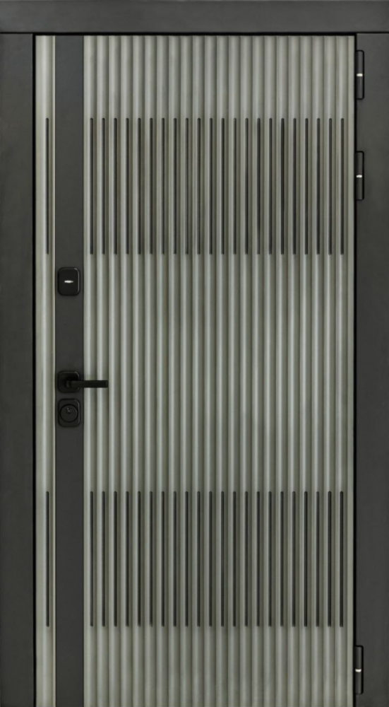 Входная дверь ДвериПРО Elfy СБ-3 листв. бел. (21 беленый дуб) DPRO198375 внешняя сторона