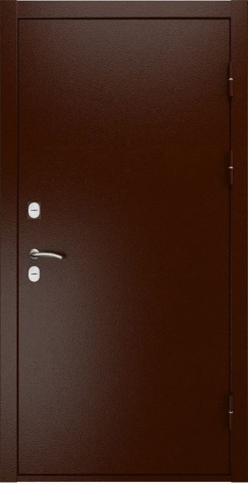 Входная дверь L Термо СБ-1 (лак.черное, 16мм, венге) внешняя сторона